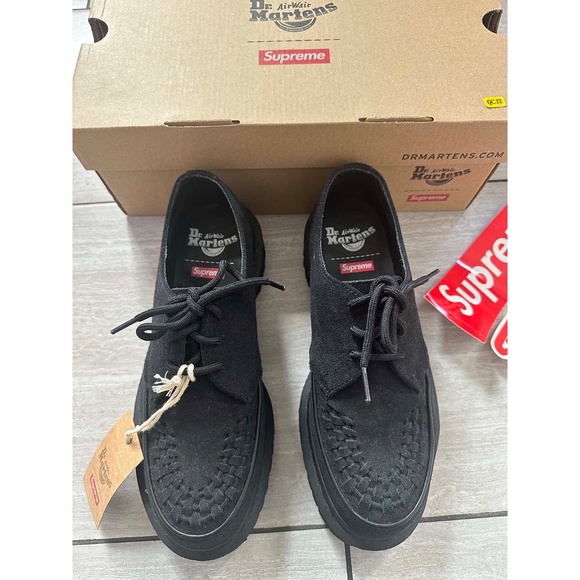 Supreme x Dr Martens: Ramsey Creeper shoes, black suede, eu 39, UNISEX - Picture 3 of 12